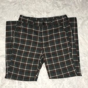 American Eagle green plaid pants size 6